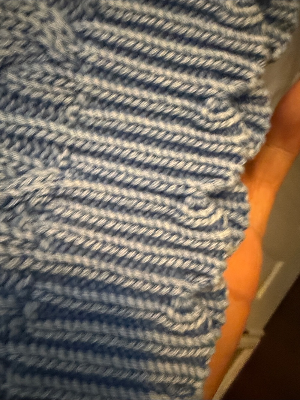Free Assembly Women's Cable-Knit Sleeveless Sweater - Light Blue - Picture 6 of 7